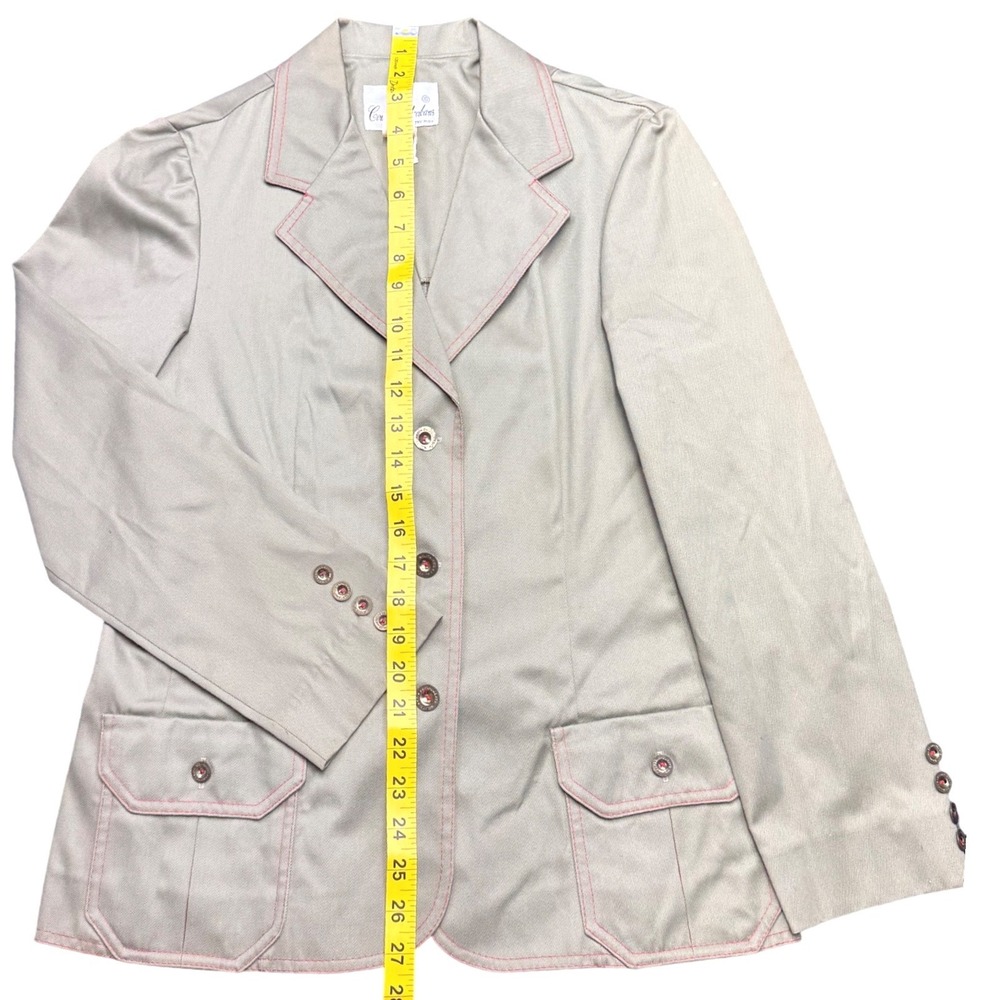 Country Sundowners Country Miss Blazer Jacket Made USA Vintage Womens Size 10 - Picture 6 of 8